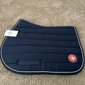 BNWT Navy Equestrian Saddlepad Numnah